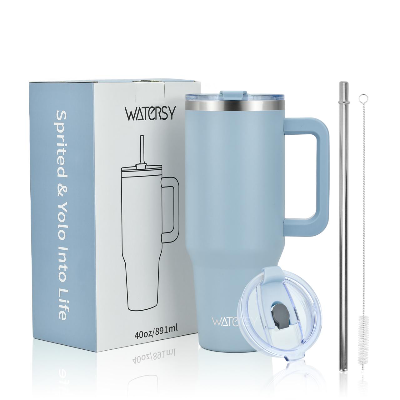 Water bottles baby blue