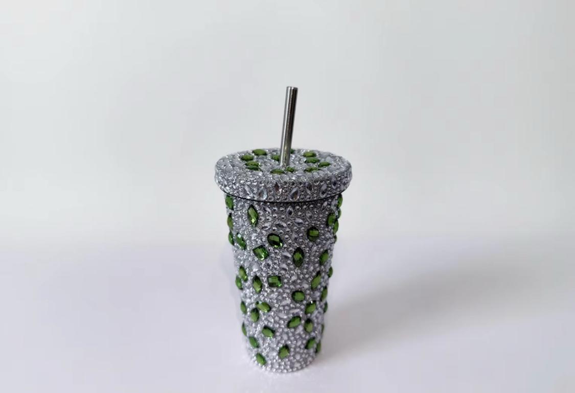 3. Aquora Crystal Bling Water Bottle β Stylish & Reusable Luxury Cup