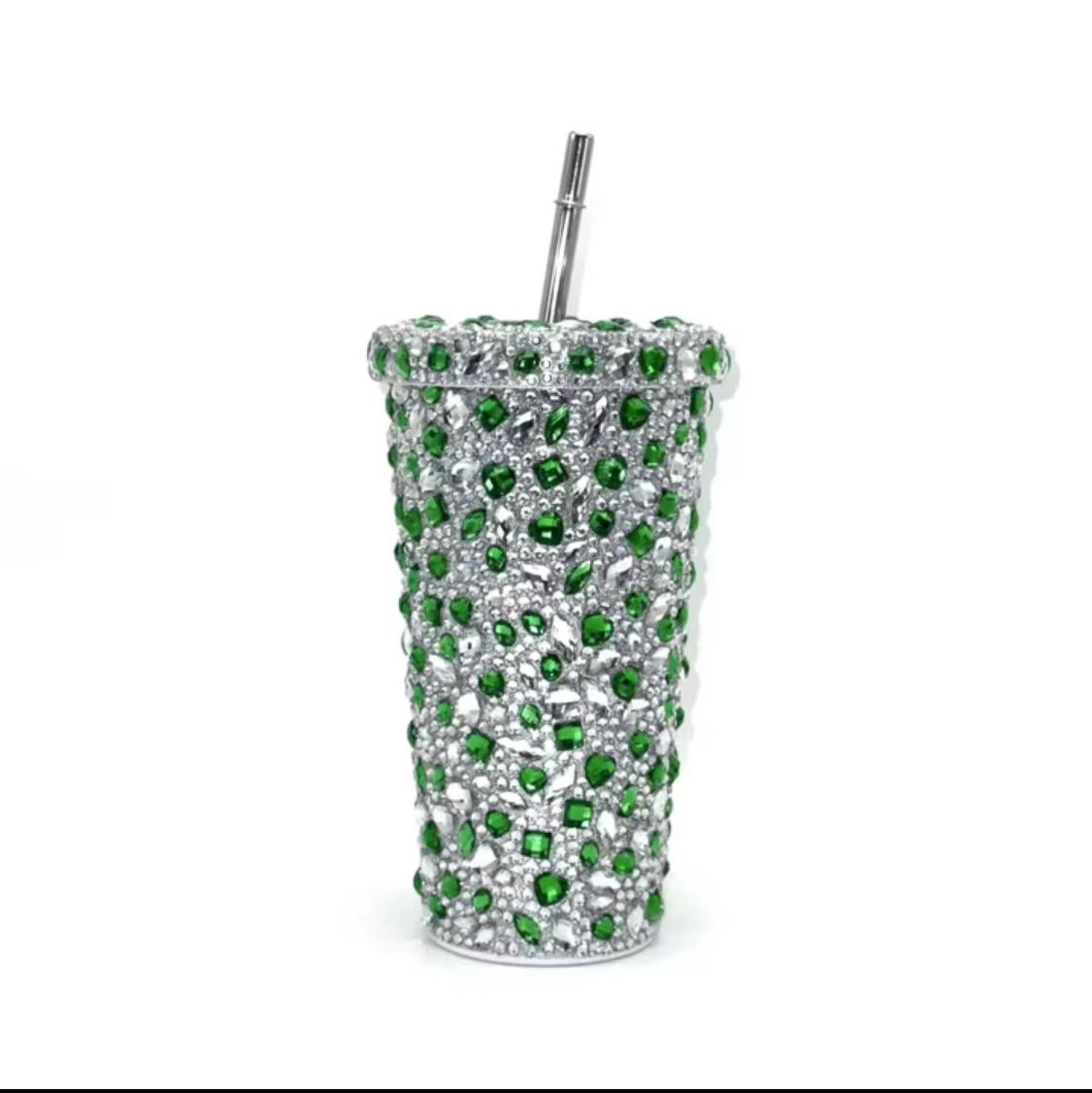 3. Aquora Crystal Bling Water Bottle β Stylish & Reusable Luxury Cup