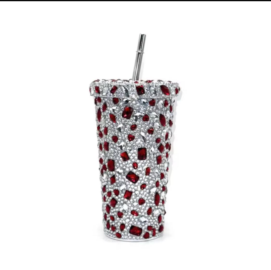 3. Aquora Crystal Bling Water Bottle β Stylish & Reusable Luxury Cup