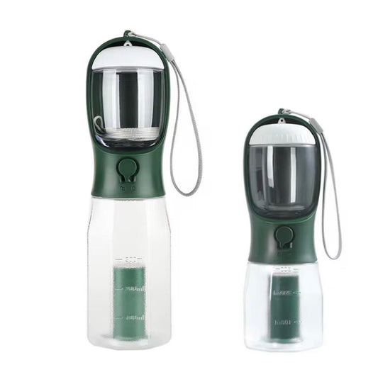 3-in-1 Portable Dog Water Bottle – Travel Hydration System