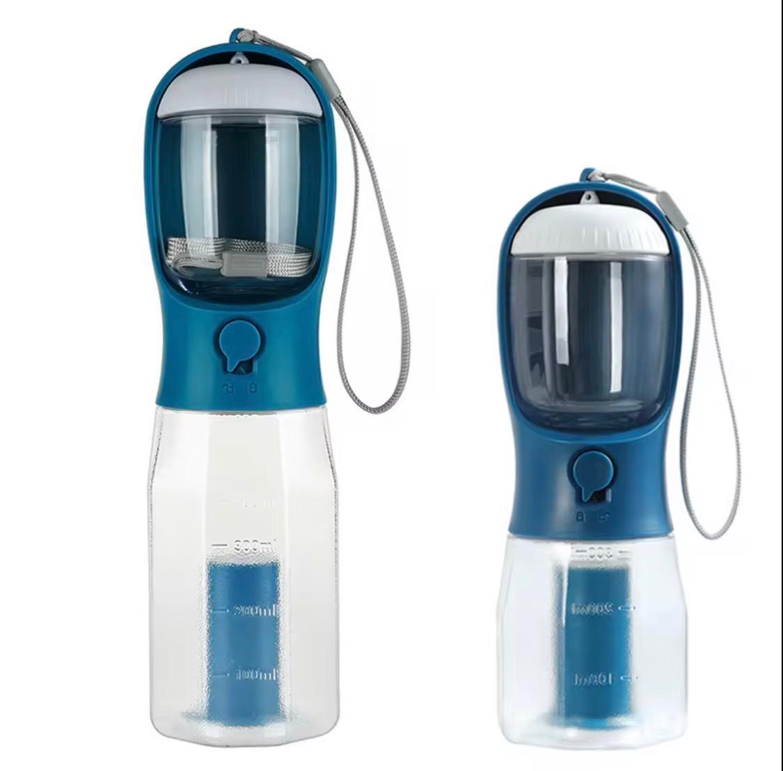 3-in-1 Portable Dog Water Bottle – Travel Hydration System